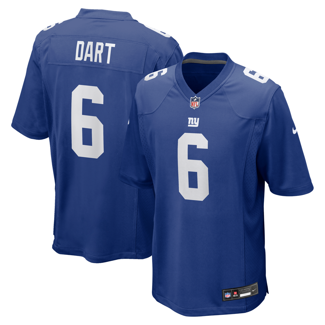 Jaxson Dart New York Giants Alternate Century Red Game Jersey - Red