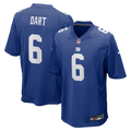 Jaxson Dart New York Giants Team Game Jersey - Royal