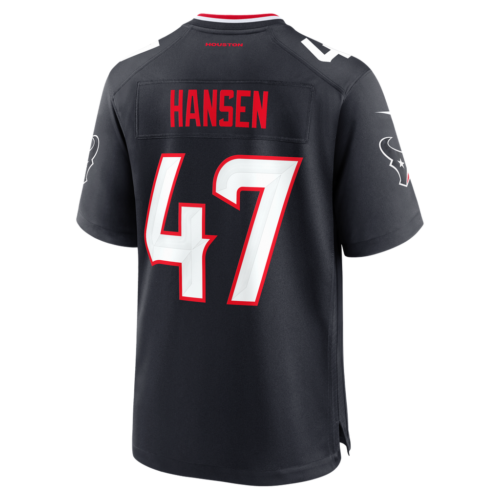 Louis Hansen Houston Texans Team Game Jersey - Navy