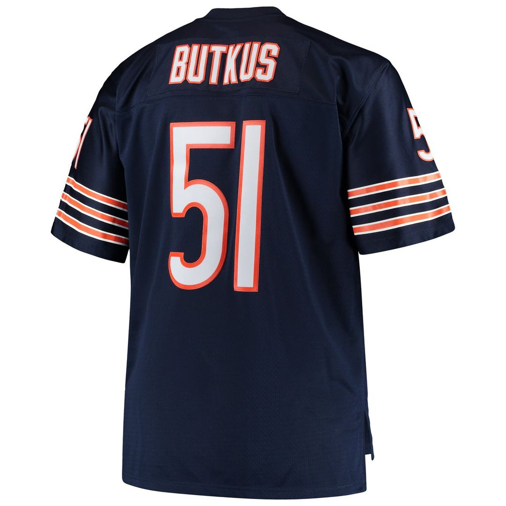 Dick Butkus Chicago Bears Big & Tall 1966 Retired Player Replica Jersey - Navy