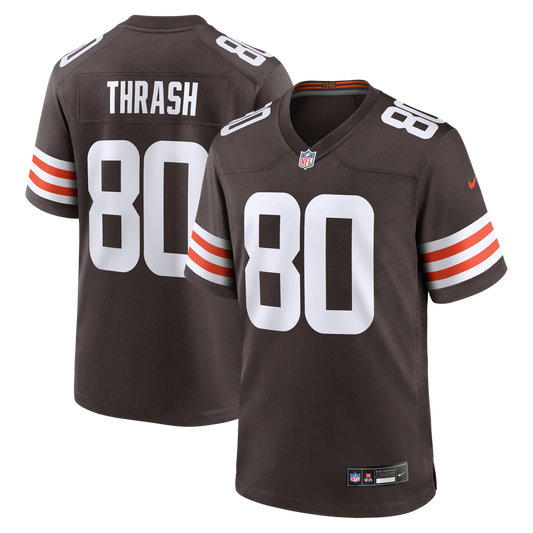 Jamari Thrash Cleveland Browns Team Game Jersey - Brown