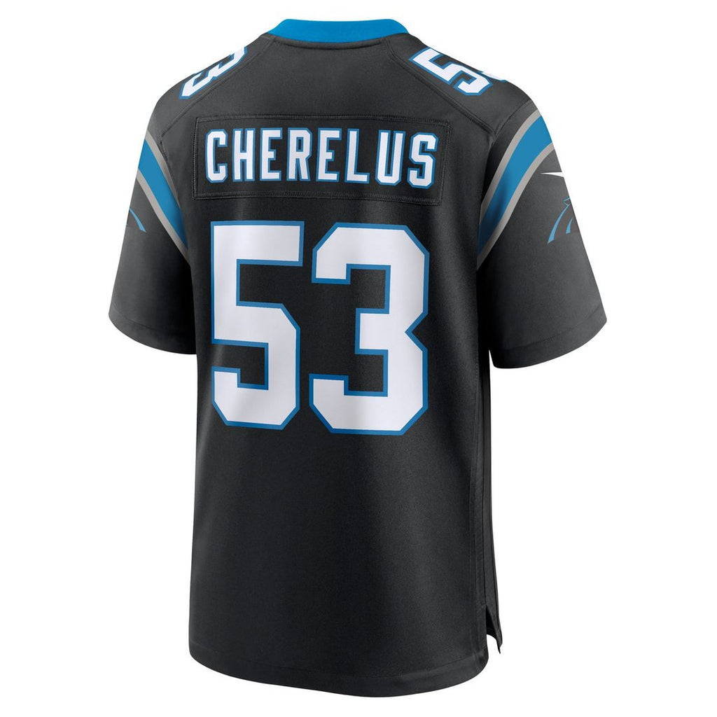 Claudin Cherelus Carolina Panthers Team Game Jersey - Black