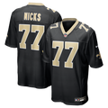 Carl Nicks New Orleans Saints Game Retired Player Jersey - Black