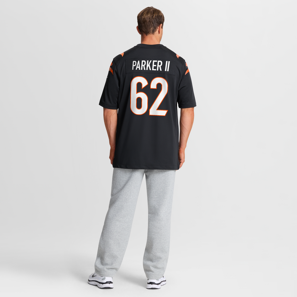 Brian Parker II Cincinnati Bengals Team Game Jersey - Black