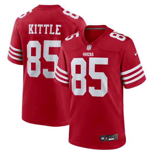 George Kittle San Francisco 49ers Player Game Jersey - Scarlet