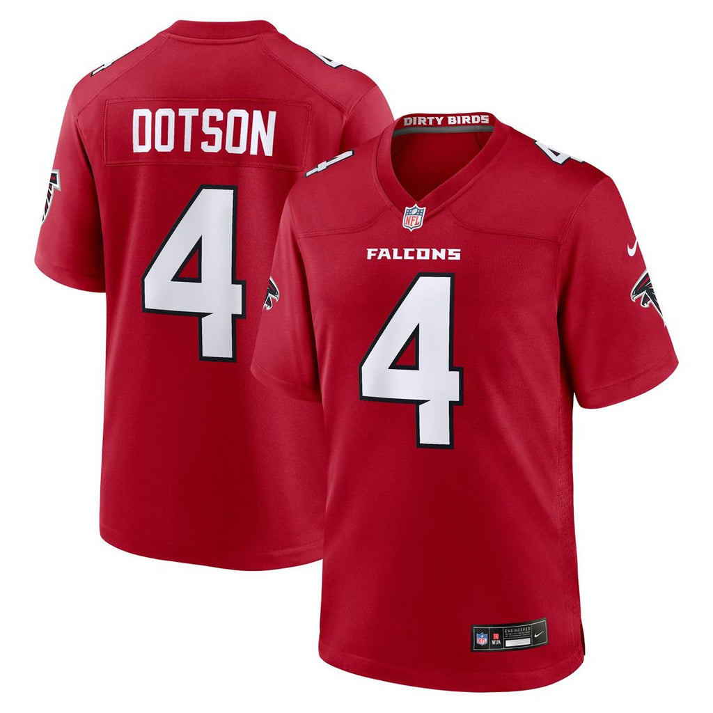 Jahan Dotson Atlanta Falcons Team Game Jersey - Red