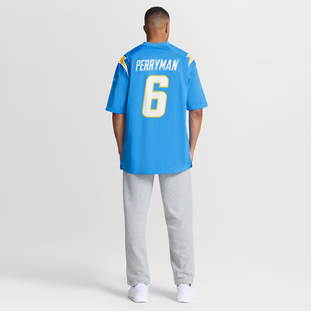 Denzel Perryman Los Angeles Chargers Team Game Jersey - Powder Blue
