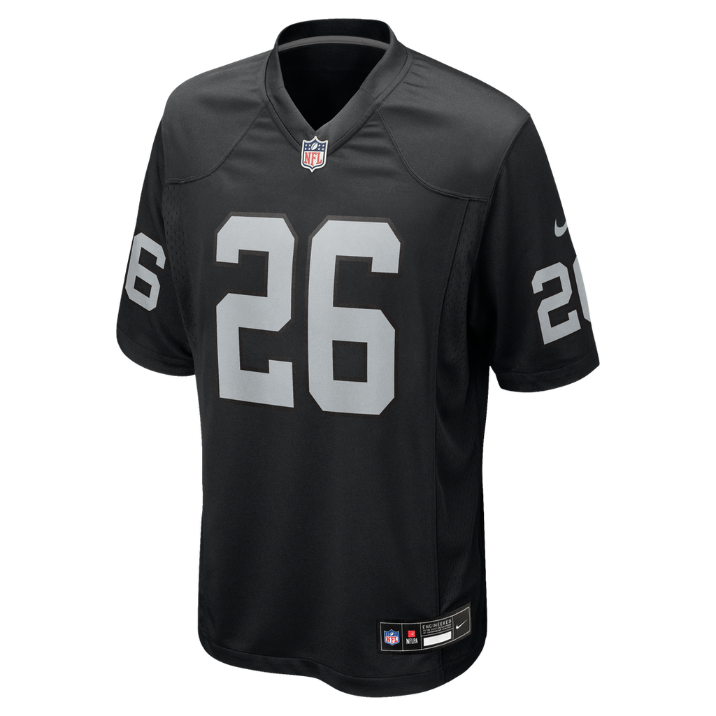 Darien Porter Las Vegas Raiders Team Game Jersey - Black