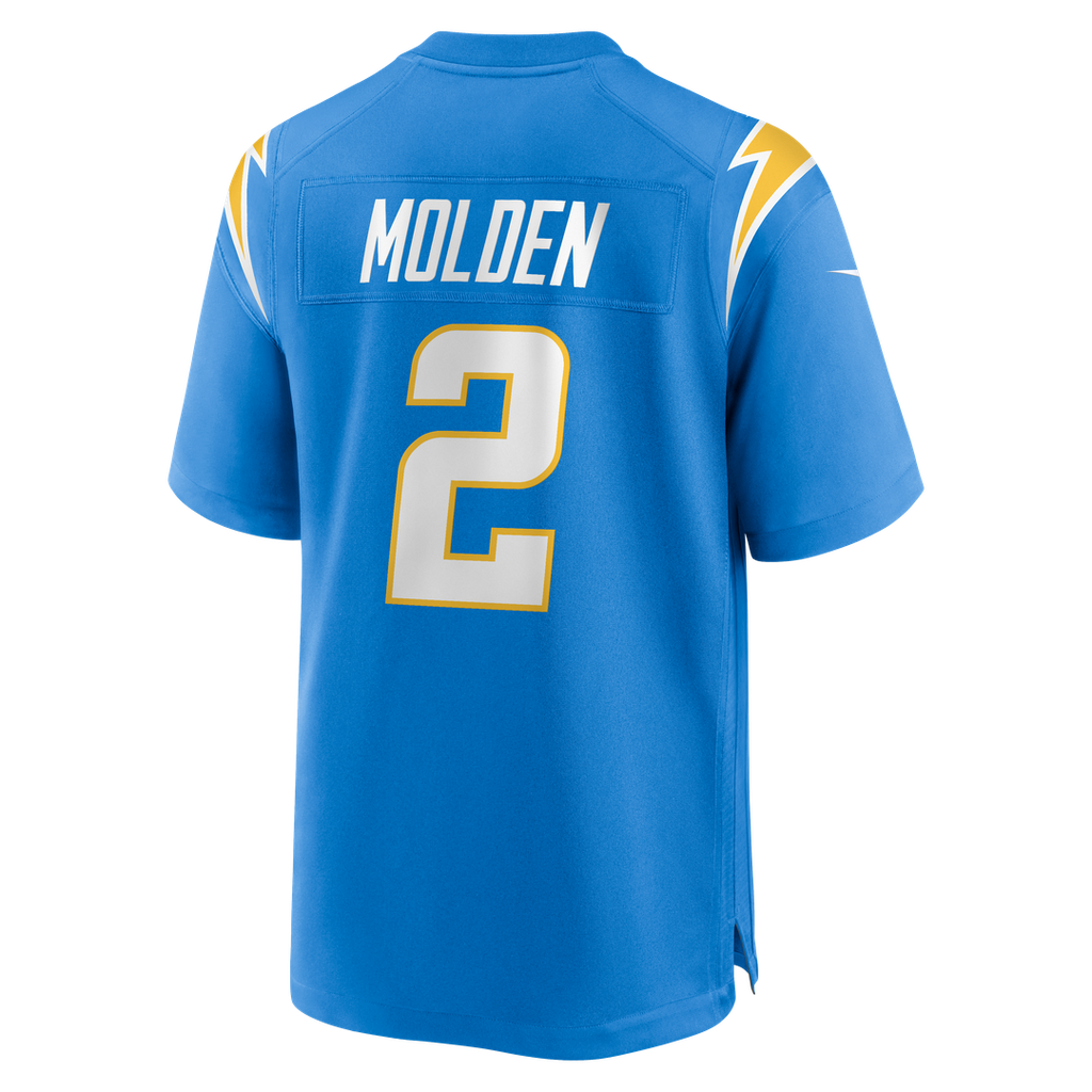 Elijah Molden Los Angeles Chargers Team Game Jersey - Powder Blue