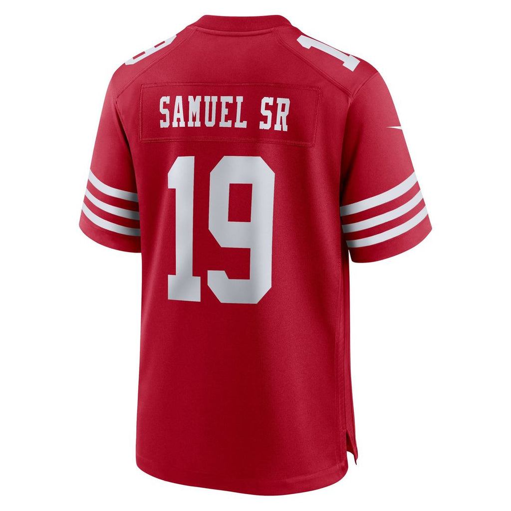 Deebo Samuel Sr San Francisco 49ers Team Game Jersey - Scarlet