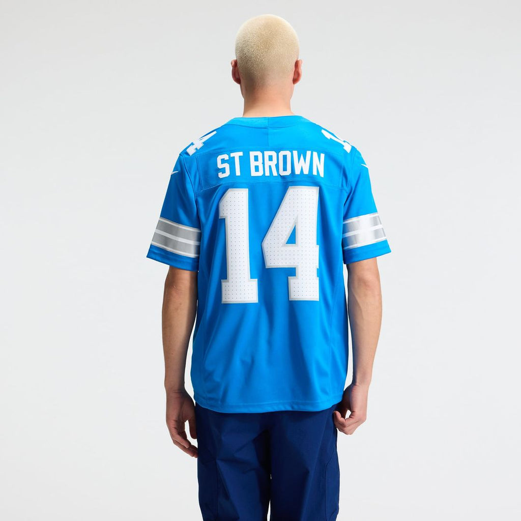 Amon - Ra St. Brown Detroit Lions Team Vapor F.U.S.E. Stitched Limited Jersey - Blue