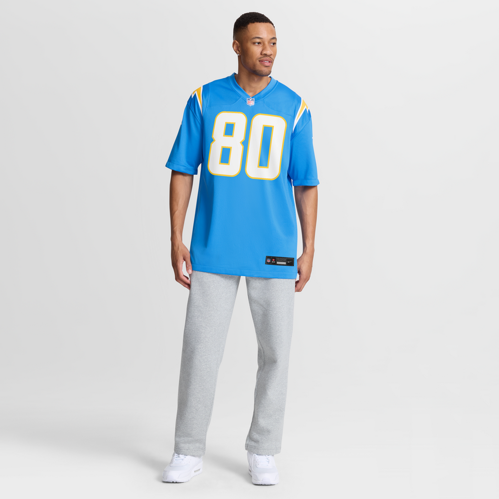 Kellen Winslow Los Angeles Chargers Game Retired Player Jersey - Powder Blue