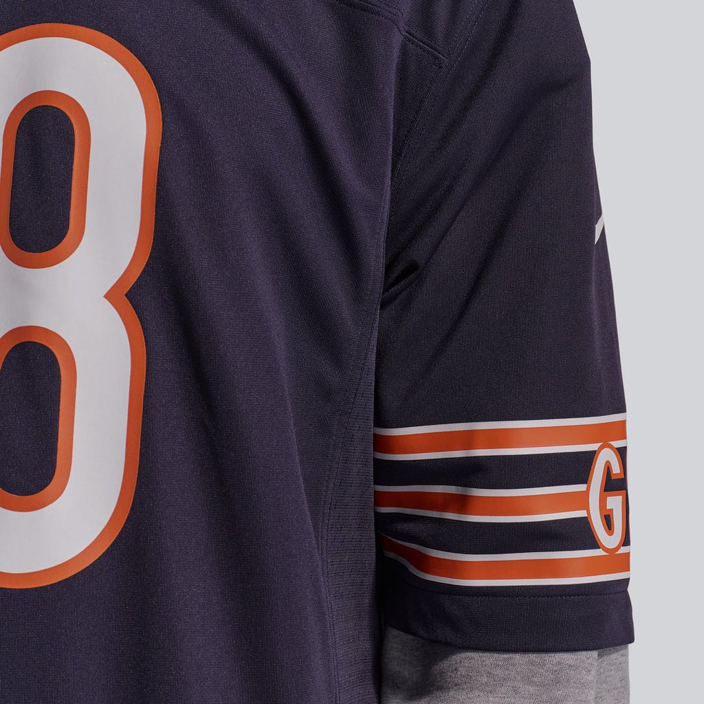 Caleb Williams Chicago Bears First Round Pick Player Game Jersey - White