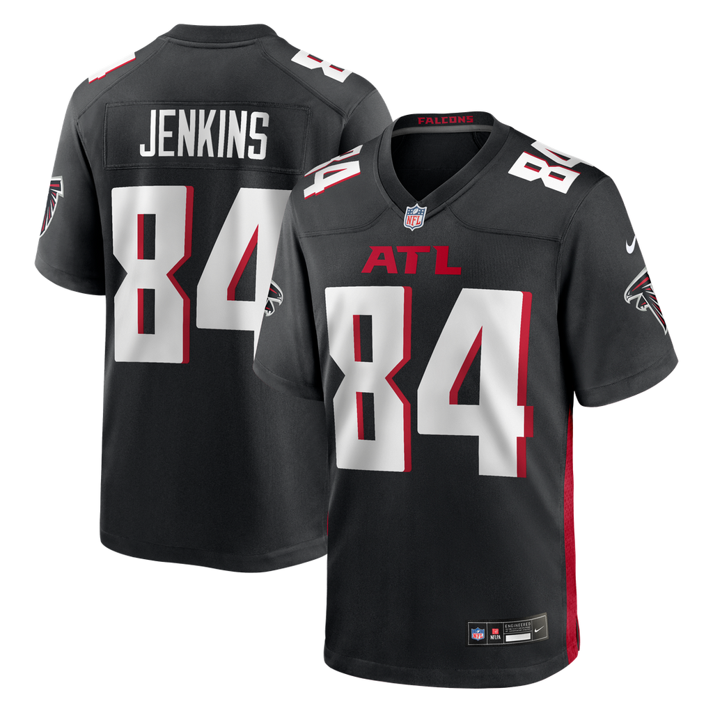 Alfred Jenkins Atlanta Falcons Game Retired Player Jersey - Black
