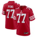 Dominick Puni San Francisco 49ers Team Game Jersey - Scarlet