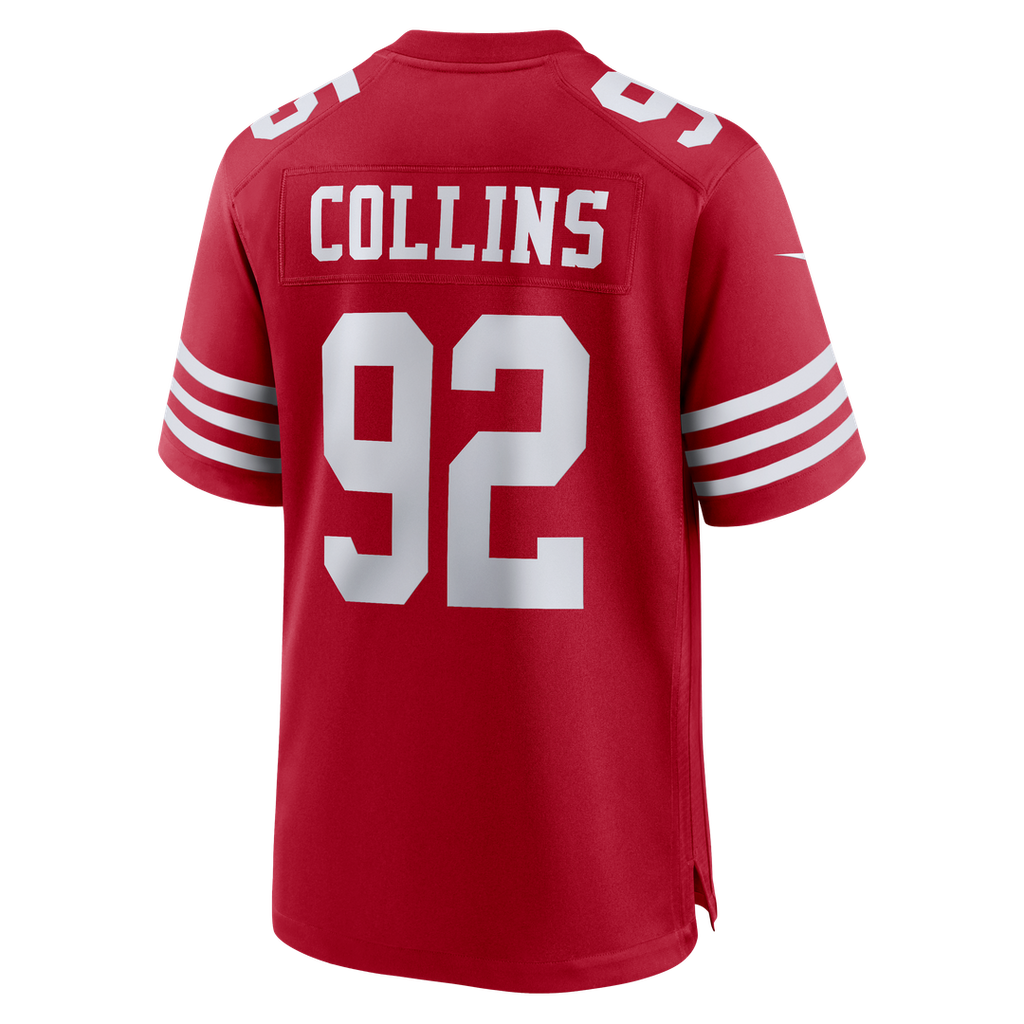 Alfred Collins San Francisco 49ers Team Game Jersey - Scarlet