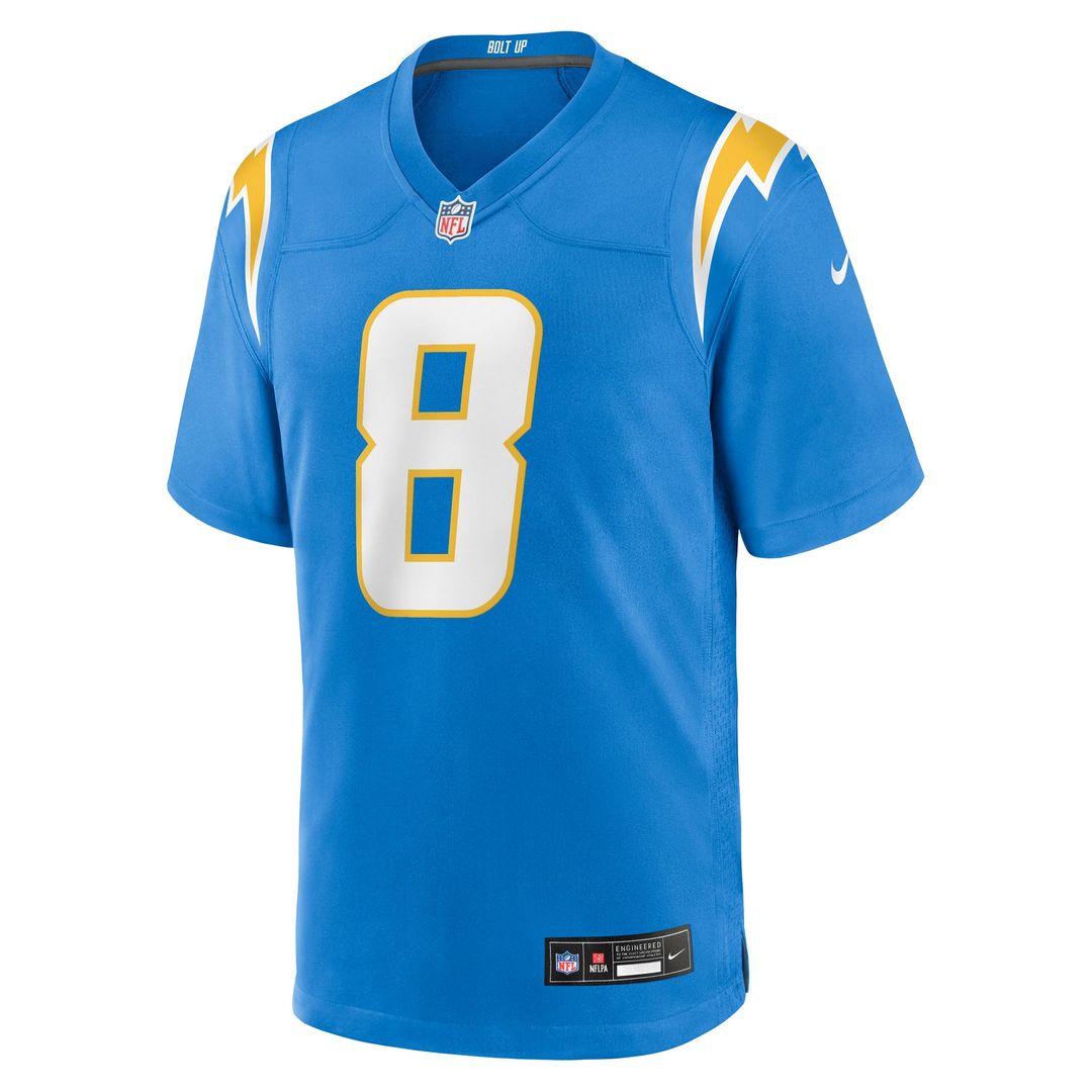 Omarion Hampton Los Angeles Chargers Alternate Super Chargers Game Player Jersey - Navy