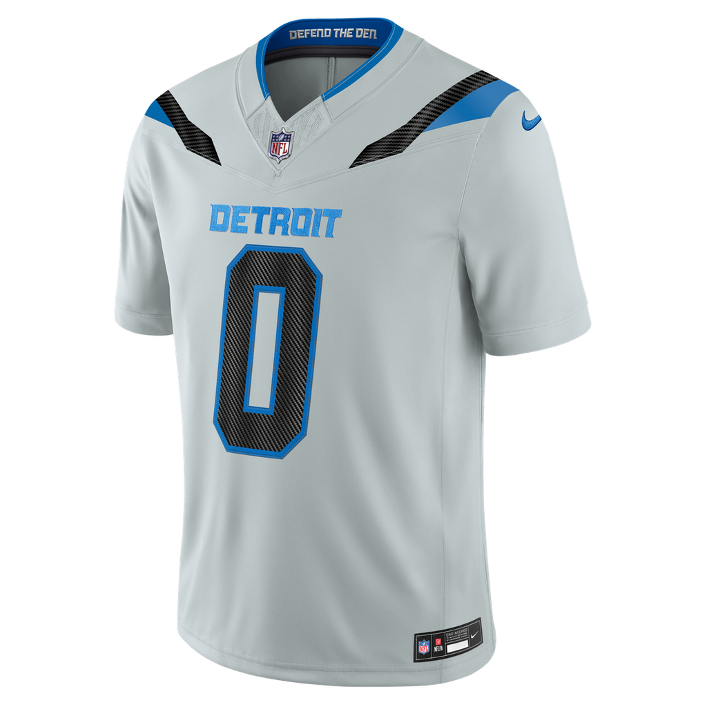 Jahmyr Gibbs Detroit Lions 2026 Rivalries Collection Stitched Limited Jersey - Silver