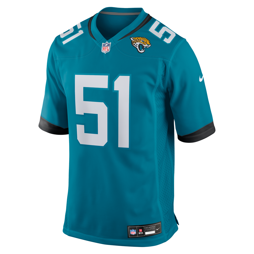 Ventrell Miller Jacksonville Jaguars Game Jersey - Teal