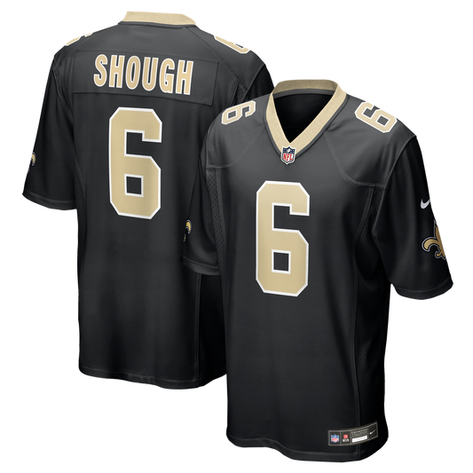Tyler Shough New Orleans Saints Game Jersey - Black