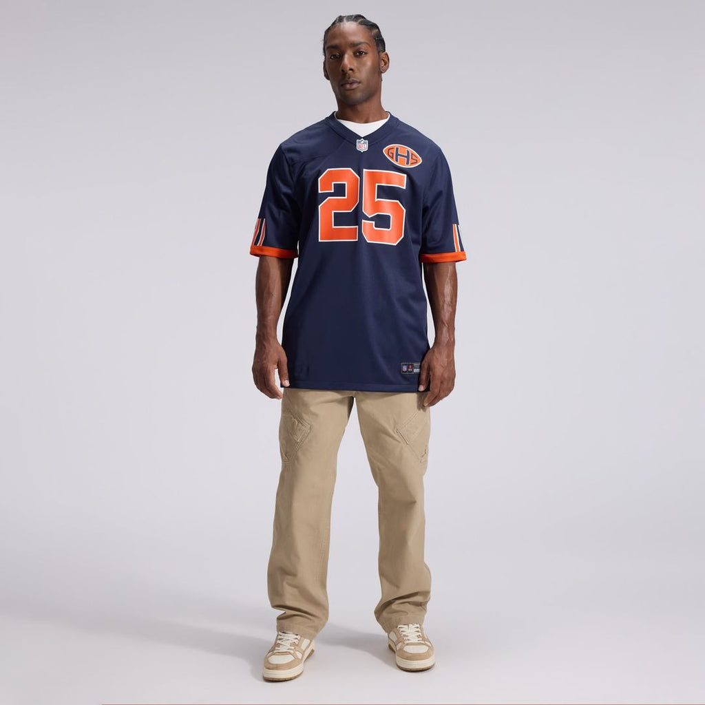 Kyle Monangai Chicago Bears 2026 Rivalries Collection Game Jersey - Navy