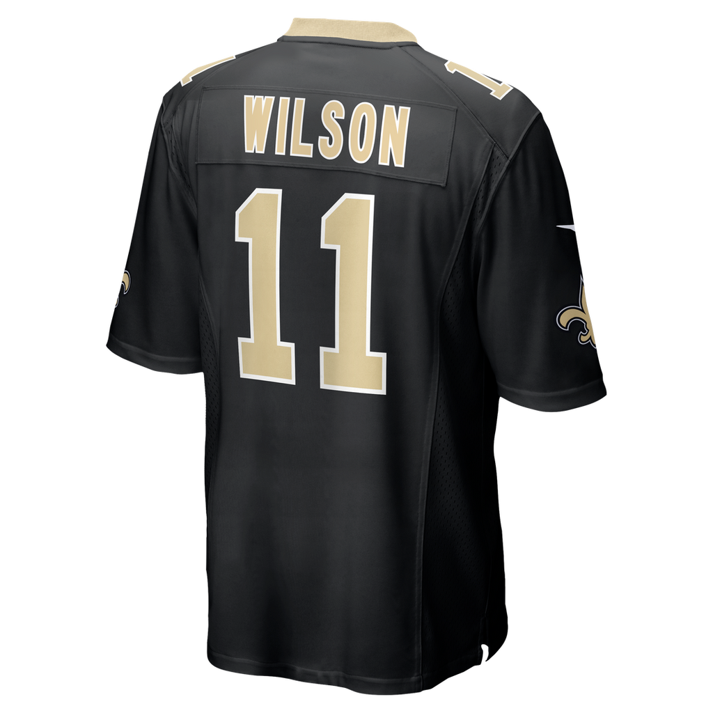 Zach Wilson New Orleans Saints Team Game Jersey - Black