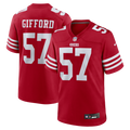 Luke Gifford San Francisco 49ers Team Game Jersey - Scarlet