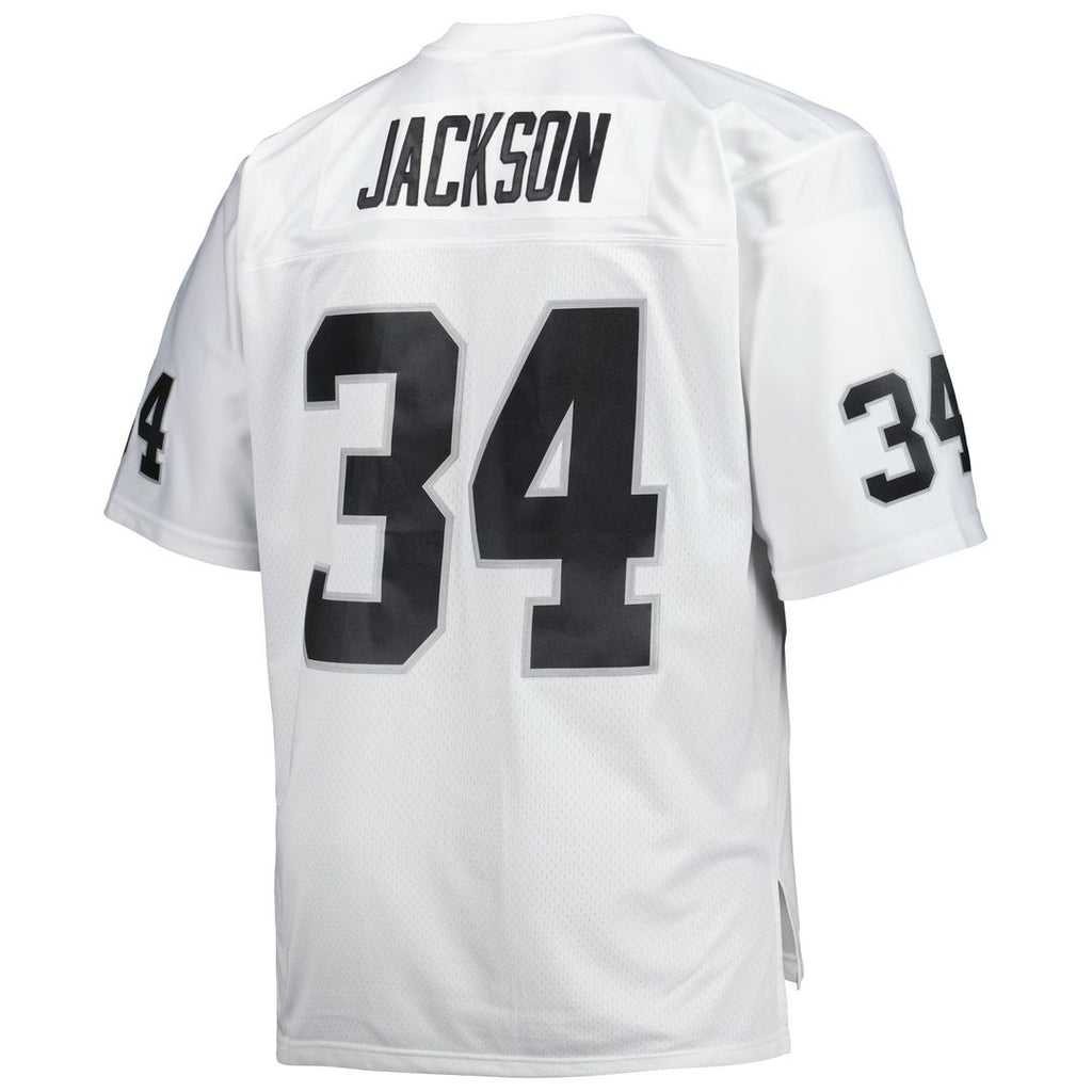 Bo Jackson Las Vegas Raiders Big & Tall 1988 Retired Player Replica Jersey - White