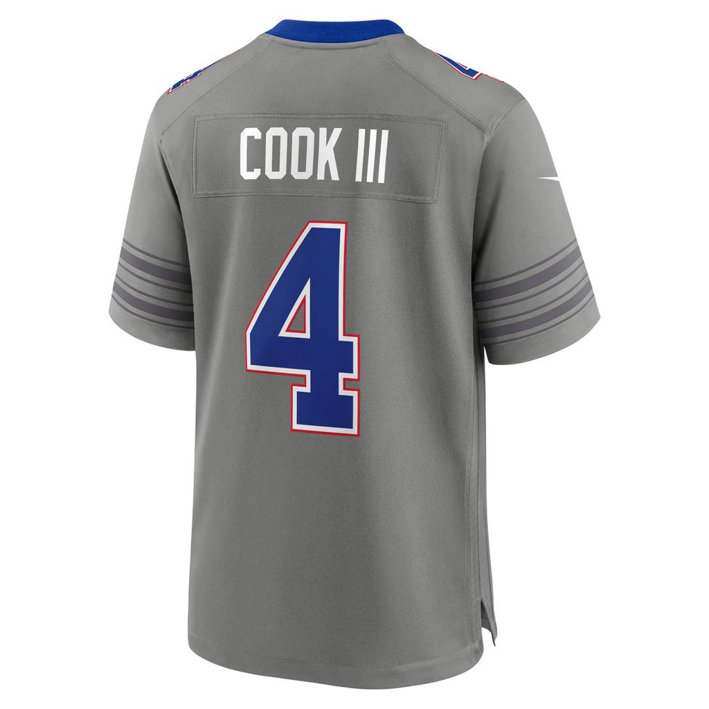 James Cook III Buffalo Bills Nickel City Game Jersey - Gray