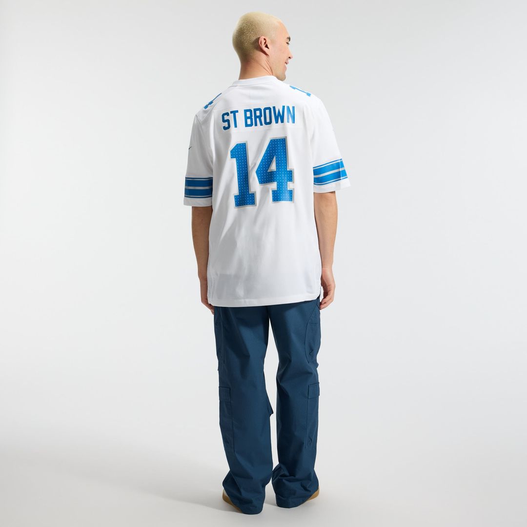 Amon - Ra St. Brown Detroit Lions Game Jersey - White