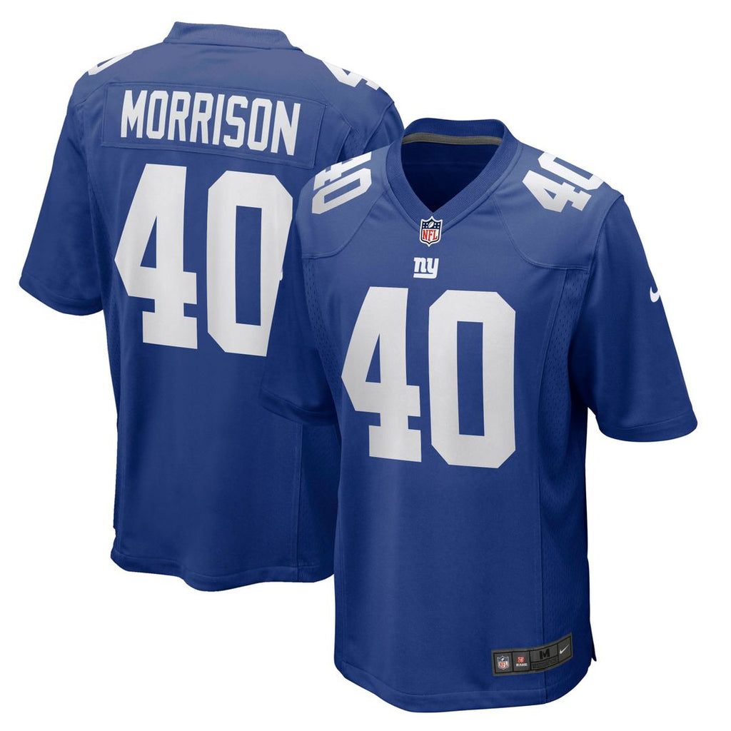 Joe Morrison New York Giants Retired Player Jersey - Royal