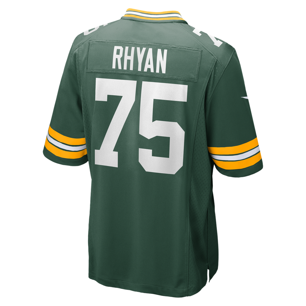 Sean Rhyan Green Bay Packers Game Player Jersey - Green