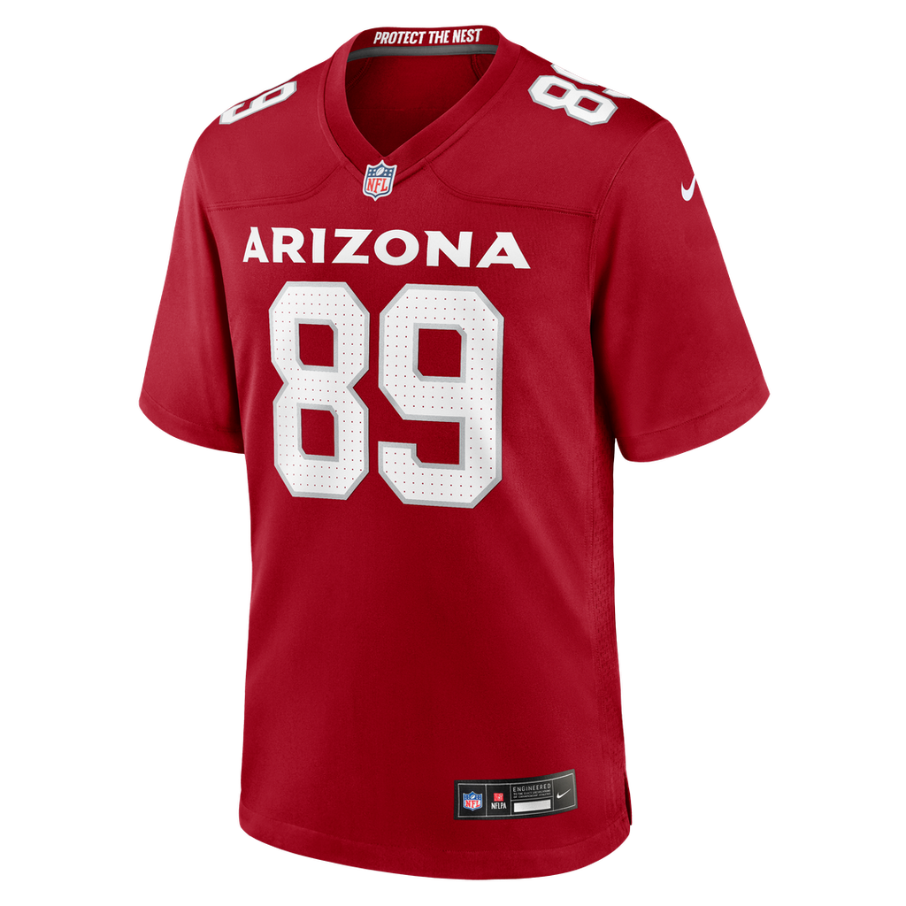 Hunter Long Arizona Cardinals Team Game Jersey - Cardinal
