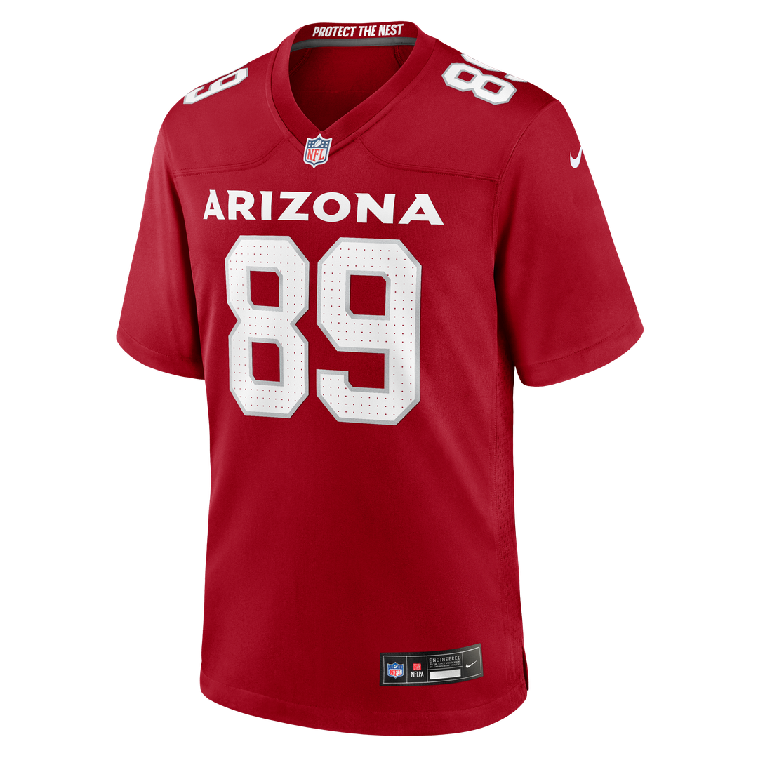 Hunter Long Arizona Cardinals Team Game Jersey - Cardinal