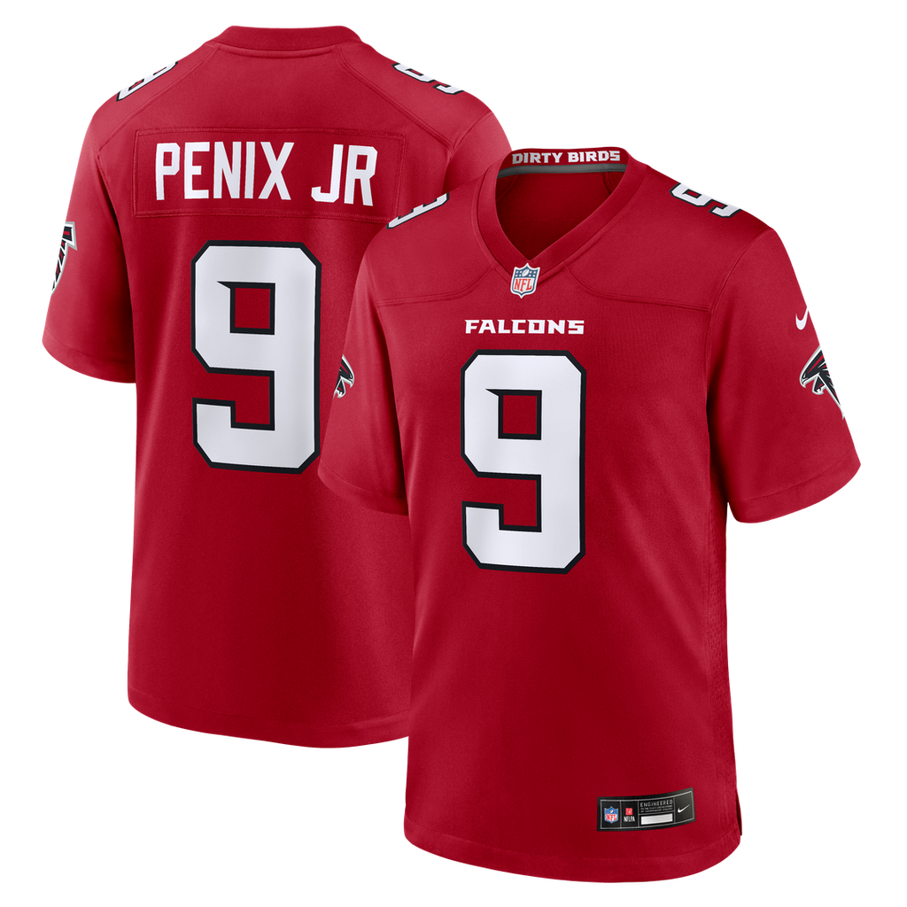 Michael Penix Jr. Atlanta Falcons Game Jersey - Red