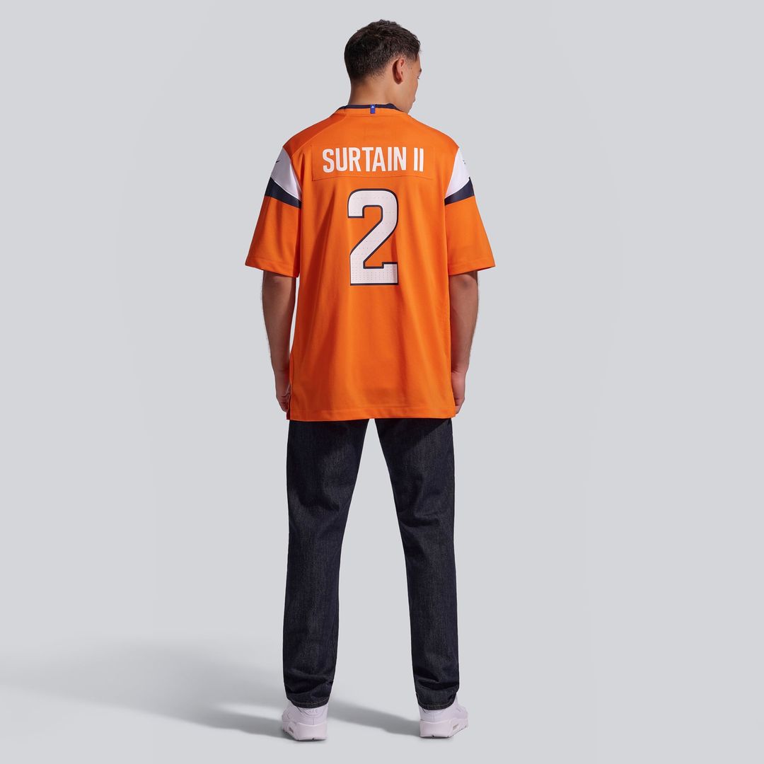 Patrick Surtain II Denver Broncos Alternate Game Jersey - Navy