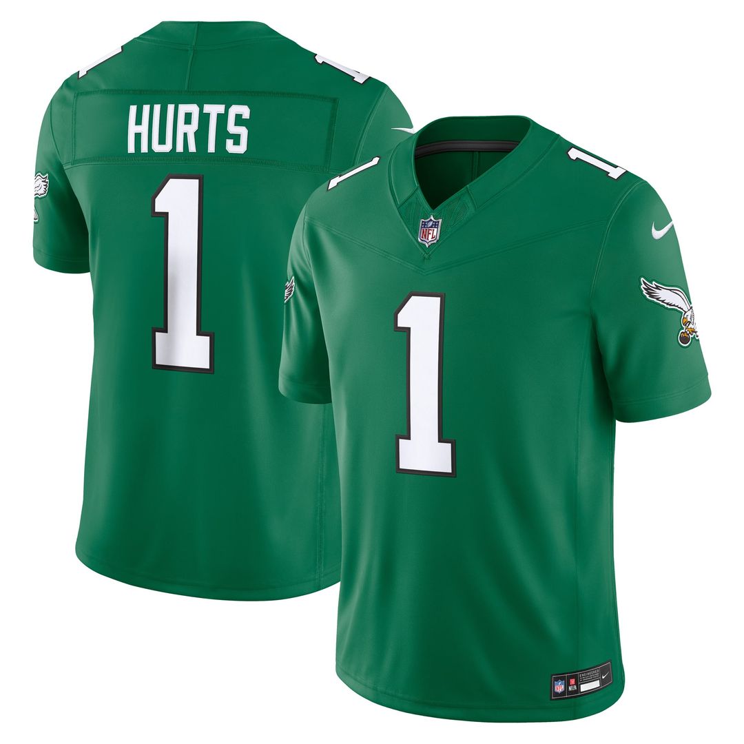 Jalen Hurts Philadelphia Eagles Alternate Vapor F.U.S.E. Stitched Limited Jersey - Black