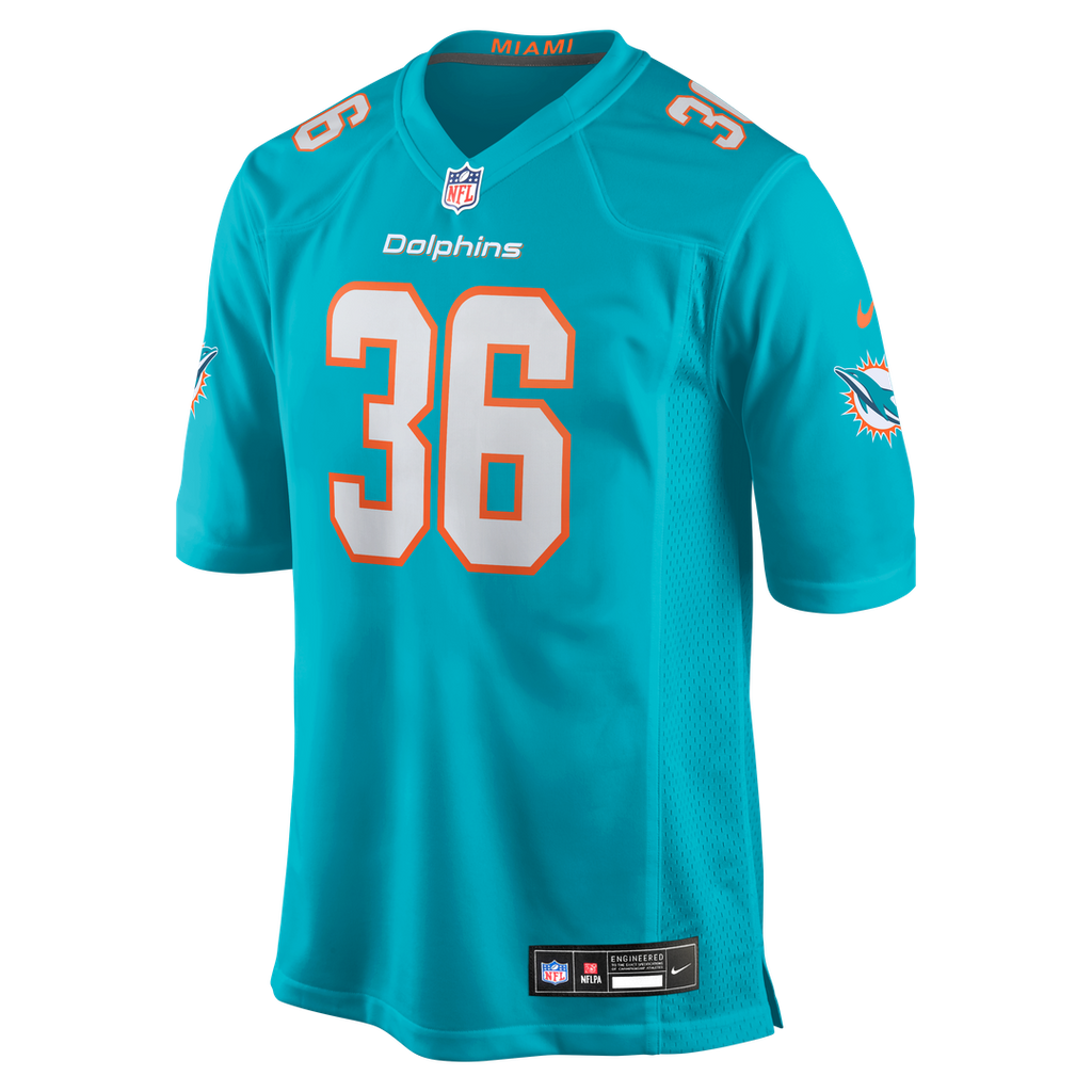 Storm Duck Miami Dolphins Game Jersey - Aqua