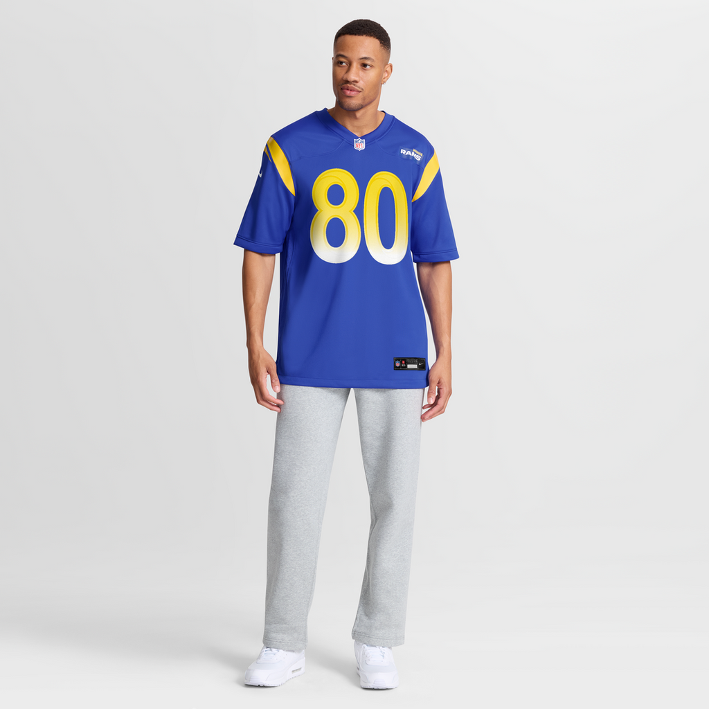 Isaac Bruce Los Angeles Rams Game Retired Player Jersey - Royal