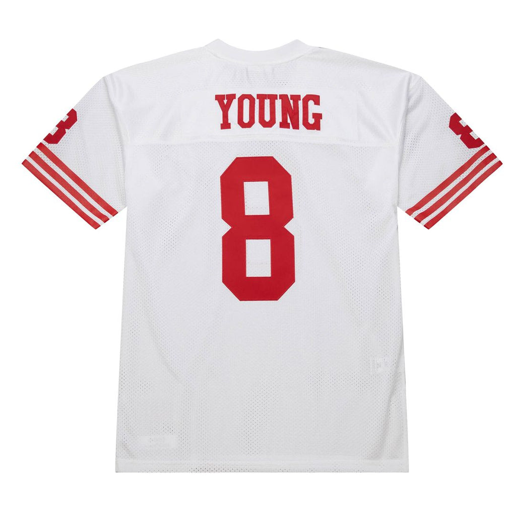 Steve Young San Francisco 49ers 1994 Authentic Throwback Retired Player Jersey - White