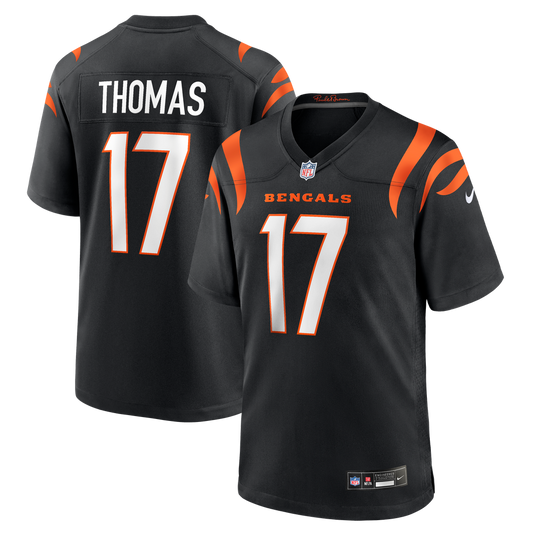 Noah Thomas Cincinnati Bengals Team Game Jersey - Black