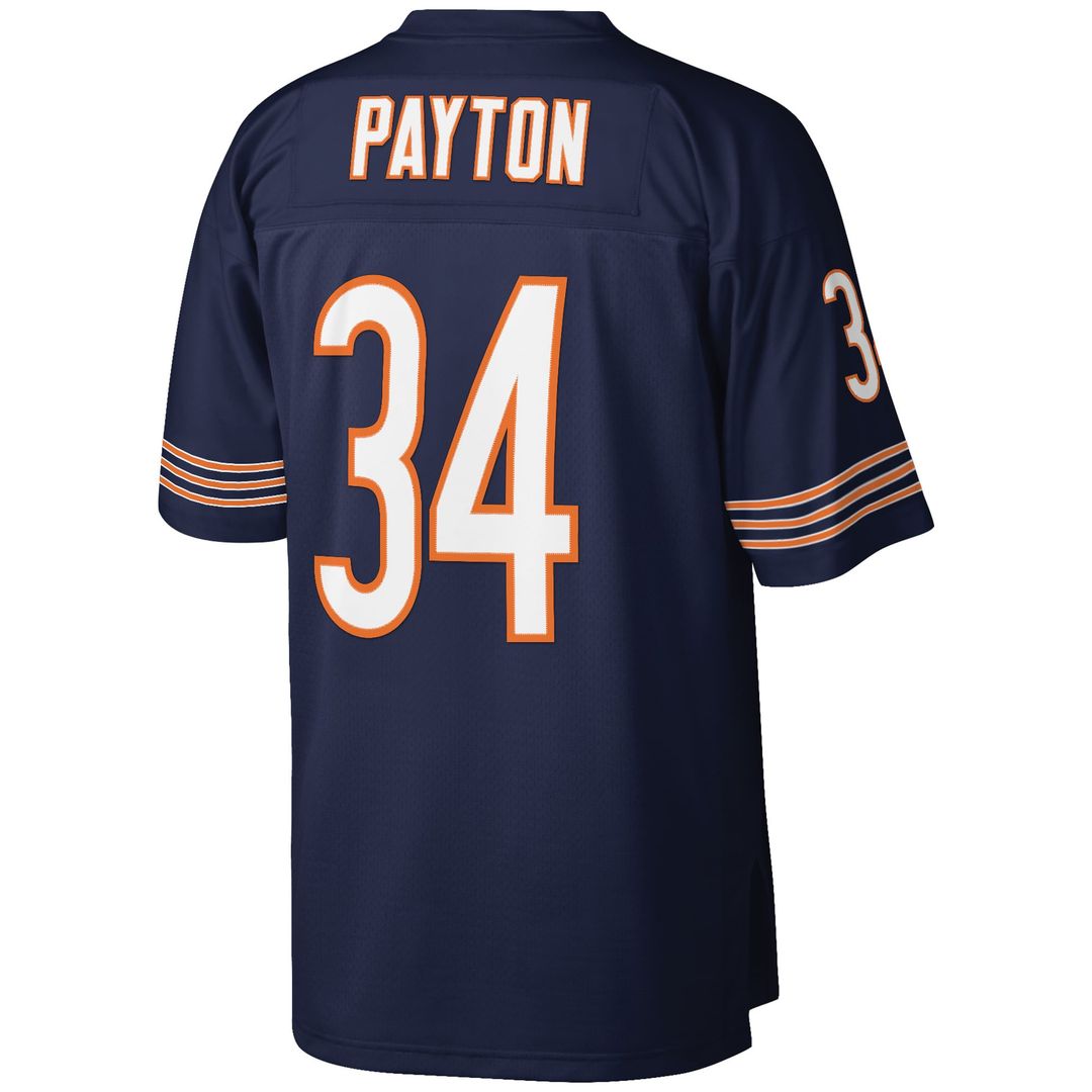 Walter Payton Chicago Bears Big & Tall 1985 Retired Player Replica Jersey - Navy