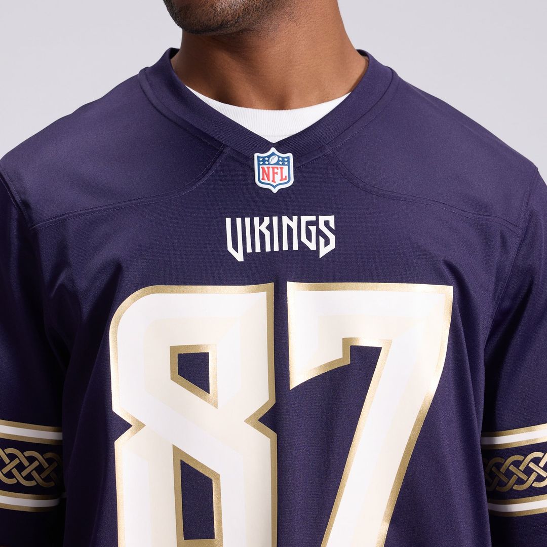 T.J. Hockenson Minnesota Vikings 2026 Rivalries Collection Game Jersey - Purple