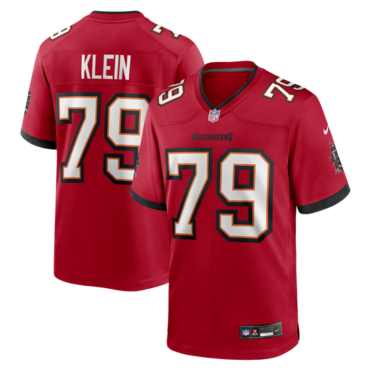 Elijah Klein Tampa Bay Buccaneers Game Jersey - Red
