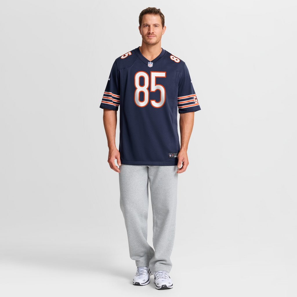 Cole Kmet Chicago Bears Player Game Jersey - Navy