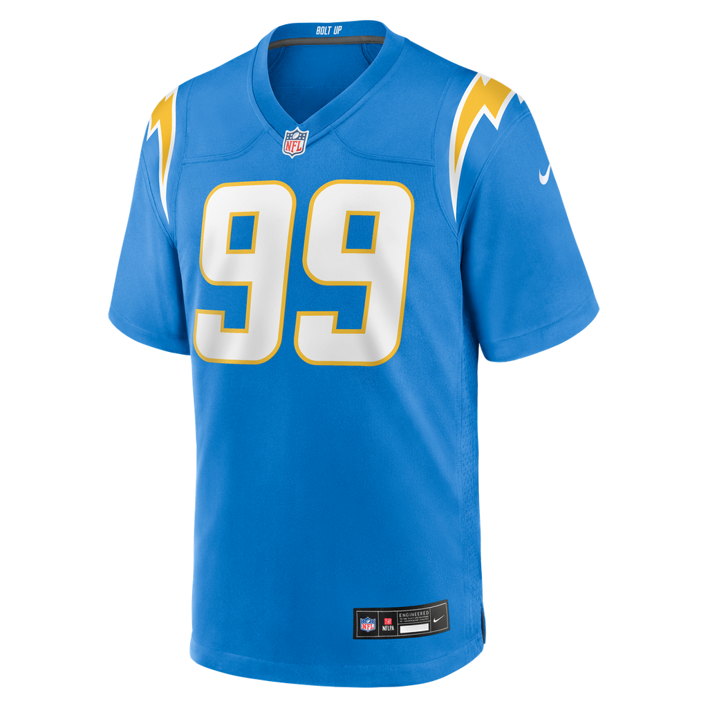 Jamaree Caldwell Los Angeles Chargers Team Game Jersey - Powder Blue