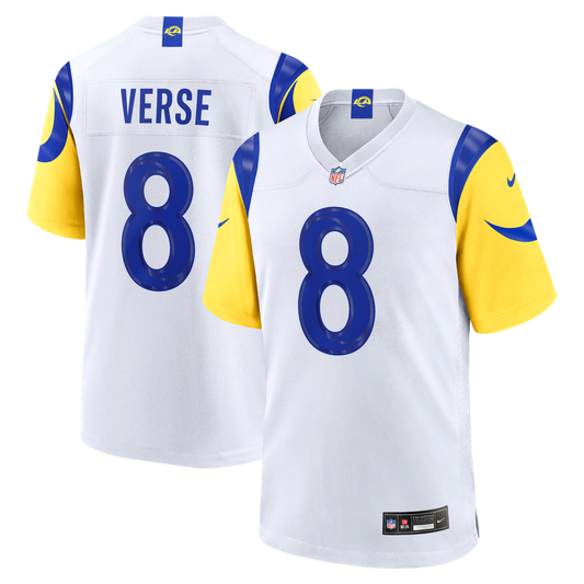 Jared Verse Los Angeles Rams White Game Player Jersey - White