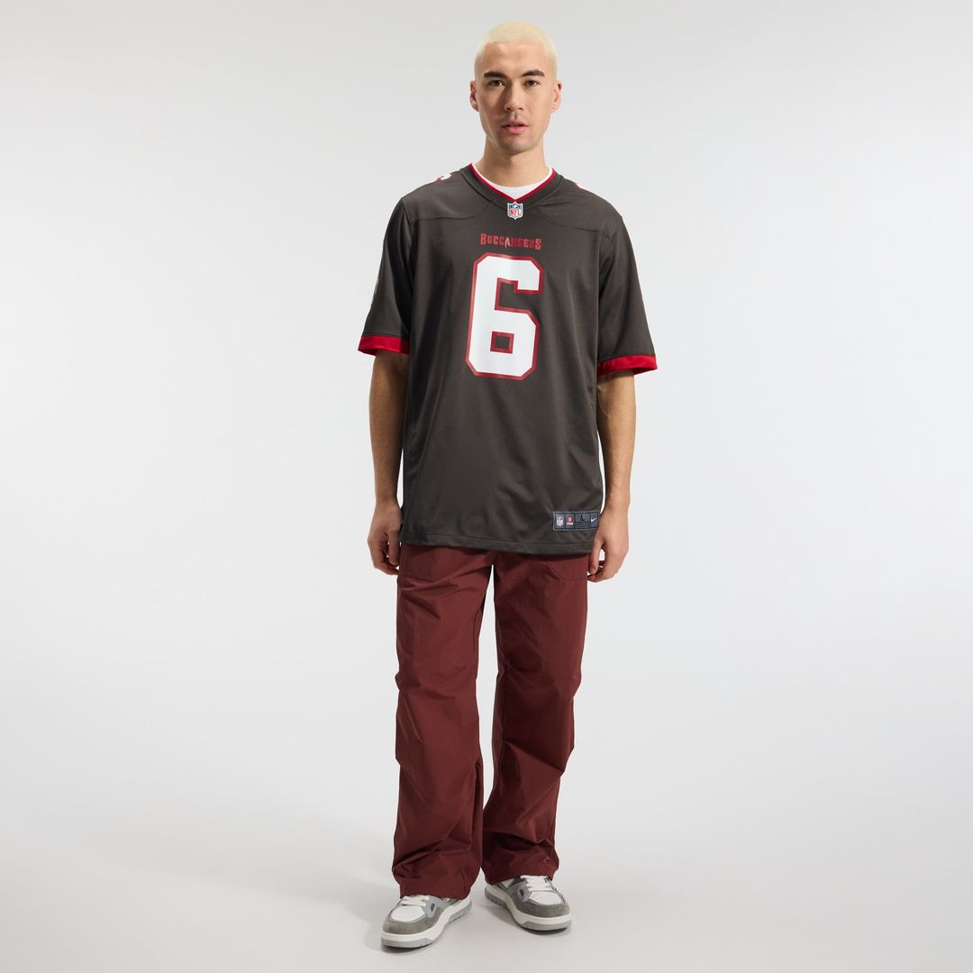 Baker Mayfield Tampa Bay Buccaneers Alternate Game Player Jersey - Pewter