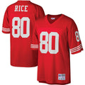 Jerry Rice San Francisco 49ers Big & Tall 1990 Retired Player Replica Jersey - Scarlet
