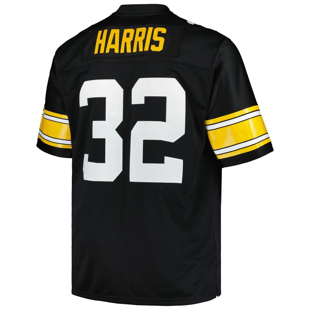 Franco Harris Pittsburgh Steelers Big & Tall 1976 Legacy Retired Player Jersey - Black